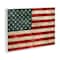 Stupell Industries US American Flag Rustic Pattern Wall Plaque Art